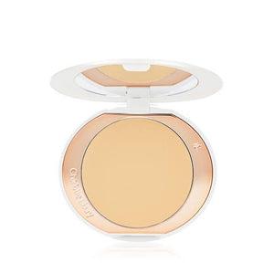 CHARLOTTE TILBURY AIRBRUSH BRIGHTENING FLAWLESS FINISH POWDER - REFILLABLE - TAN/DEEP