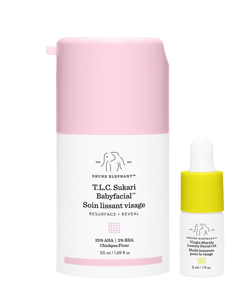 Drunk Elephant T.L.C. Sukari Babyfacial AHA + BHA Mask