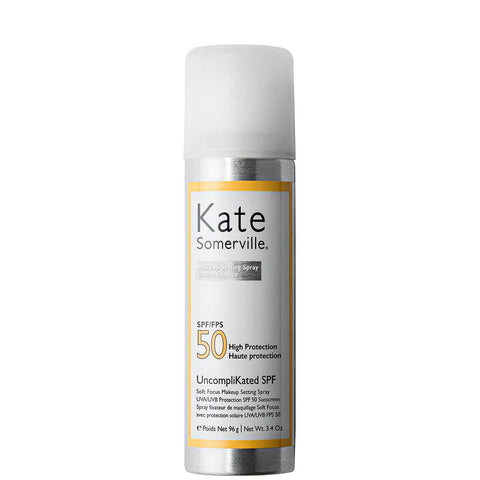 Kate Somerville UncompliKated SPF Soft Focus Makeup Setting Spray Broad Spectrum SPF 50 Sunscreen (3.4 oz.)