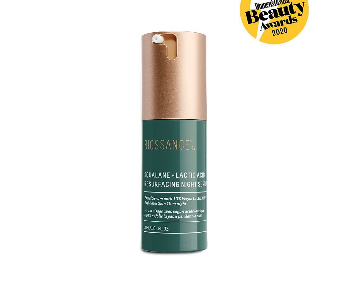 Biossance SQUALANE + LACTIC ACID RESURFACING NIGHT SERUM