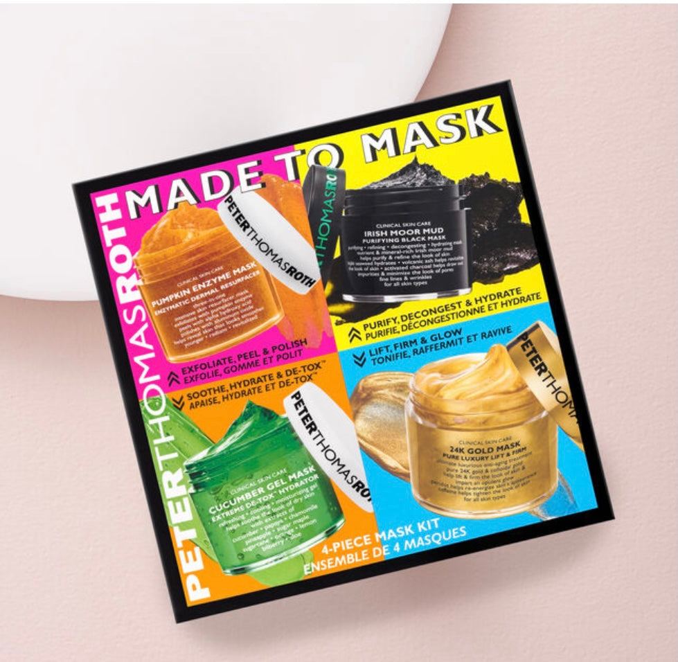 Peter Thomas Roth Made To Mask 4-Piece Mask Kit – Skincareplug.ng