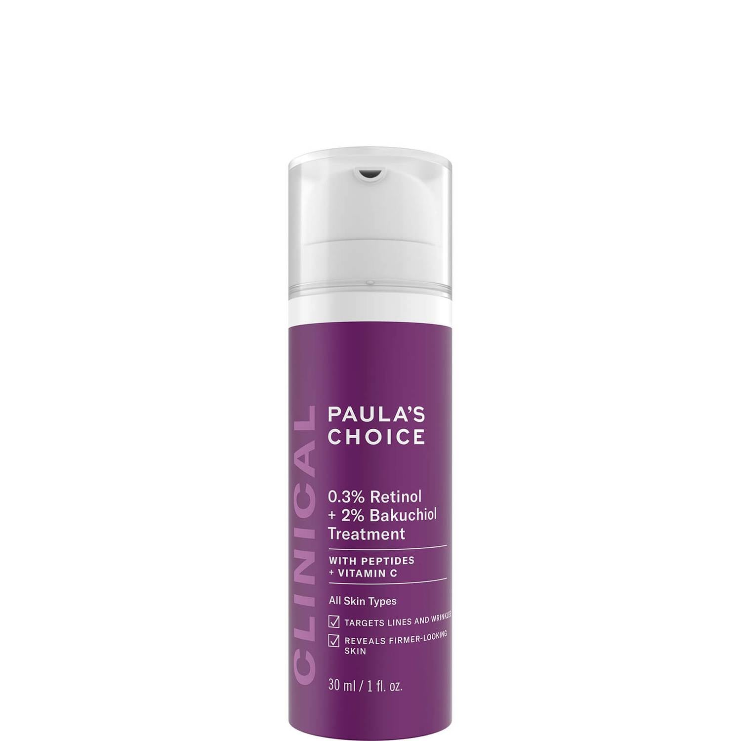 Paula's Choice CLINICAL 0.3 Retinol 2 Bakuchiol Treatment (1 fl. oz.)