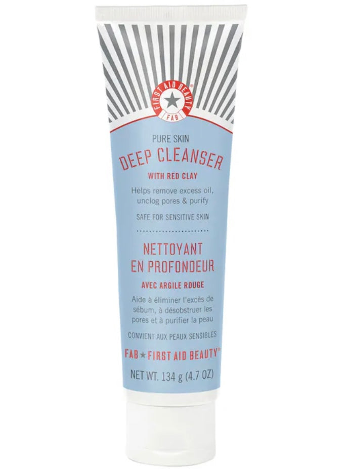 First Aid Beauty Pure Skin Deep Cleanser with Red Clay