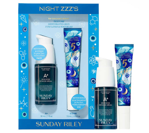 Sunday Riley Night ZZZs Retinoid Duo Skincare Gift Set